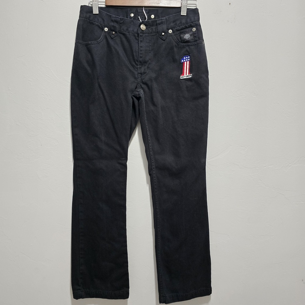 Harley Davidson Jeans Women Biker‎ 4 Black